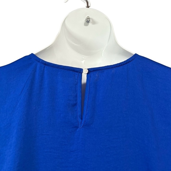 Inwear Copenhagen Rindai Blue V-Neck Blouse, US Size 18 - Picture 10 of 13